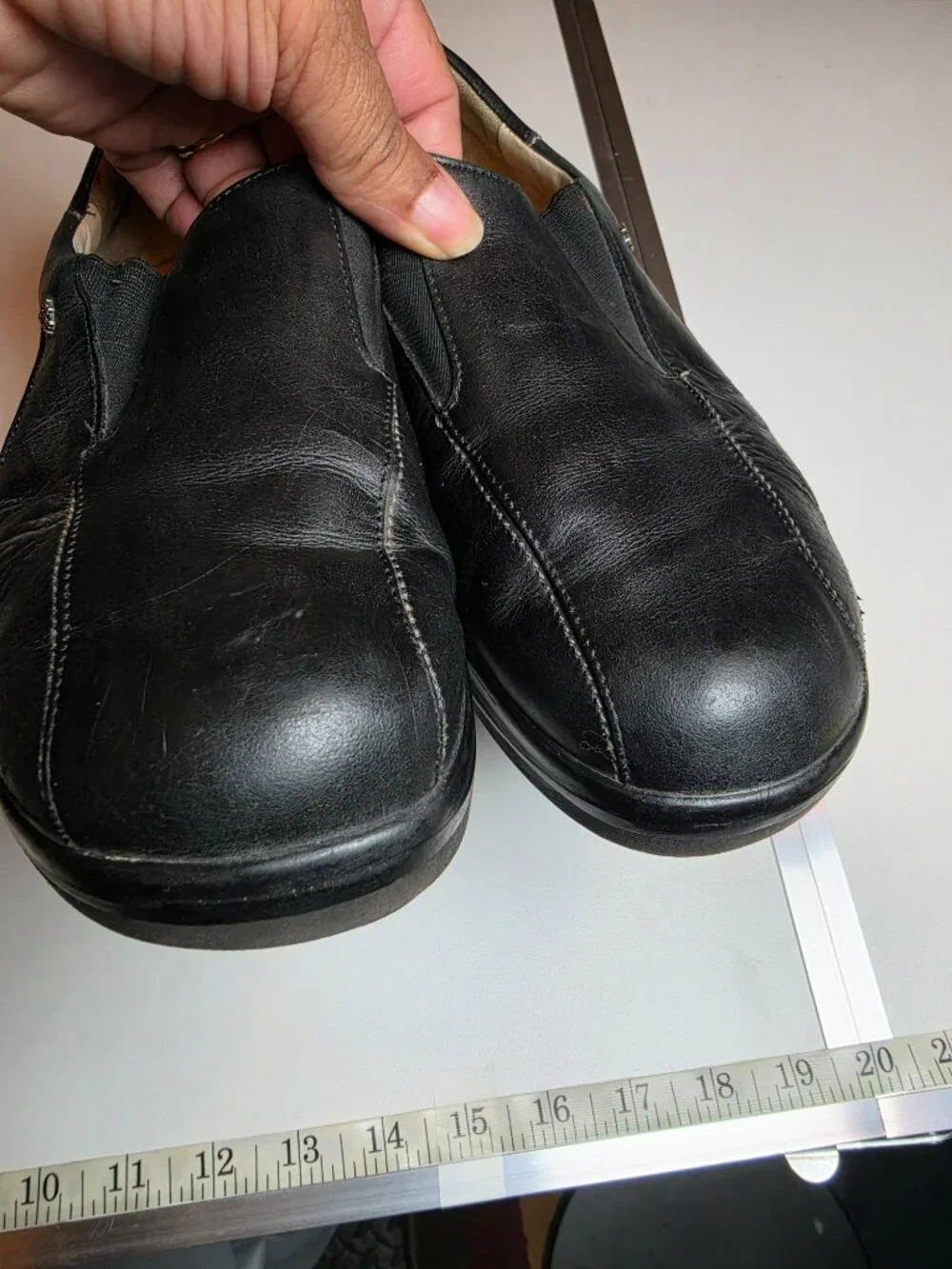 Finn Comfort  Seoul Women's Black Leather Slip-On Loafers UK 5.5 US Sz 8